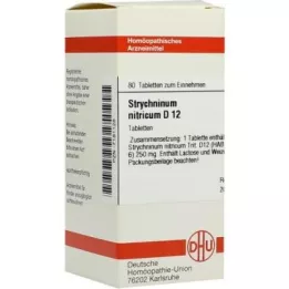 Stricnino nitrico.Compresse D12 (80 pezzi)