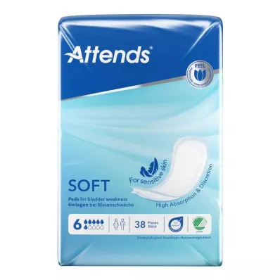 Solette anatomiche Attends Soft 6, 38 pezzi