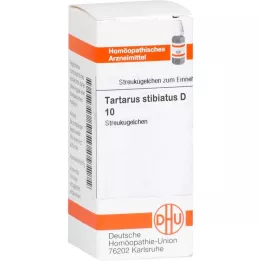 DHU Tartarus stibiatus D 10 globuli, 10 g