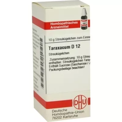 TARAXACUM D 12 globuli, 10 g