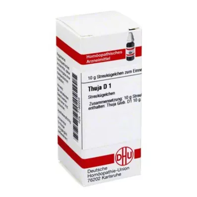 DHU Thuja D 1 globulo, 10 g