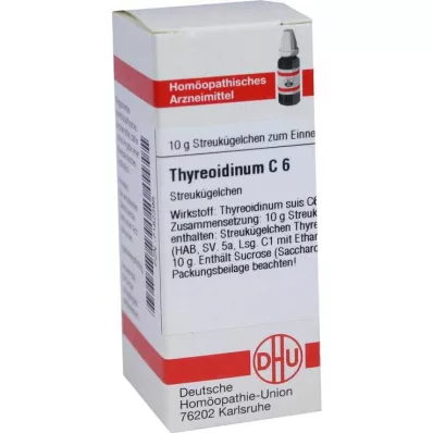 THYREOIDINUM C 6 globuli, 10 g