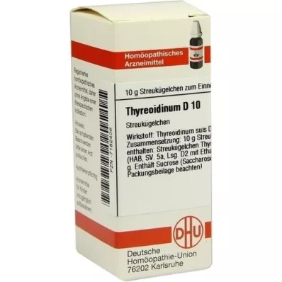 THYREOIDINUM D 10 globuli, 10 g