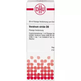 VERATRUM VIRIDE D 6 Diluizione, 20 ml