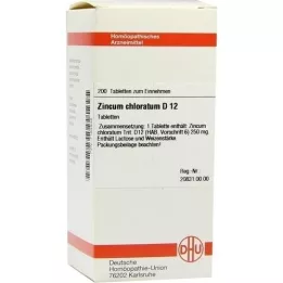 ZINCUM CHLORATUM D 12 compresse, 200 pz