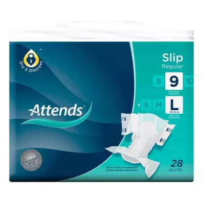 Attends Briefs Regular 9 grandi (28 pezzi) Attends Briefs Regular 9 grandi (28 pezzi)