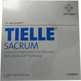 TIELLE Medicazione in idropolimero per sacro, 5 pz