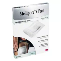 MEDIPORE+Pad 3M 10x15cm 3569NP Gesso, 5 pz