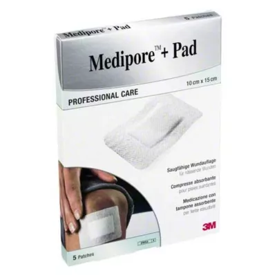 MEDIPORE+Pad 3M 10x15cm 3569NP Gesso, 5 pz