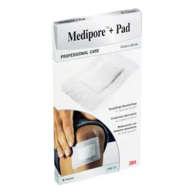 Medipore + Pad 3M 10x20cm cerotto 3570NP, 5 pz Medipore + Pad 3M 10x20cm cerotto 3570NP, 5 pz