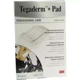 TEGADERM 3M Plus Pad 5x7 cm Ready made.3582NP, 5 pz