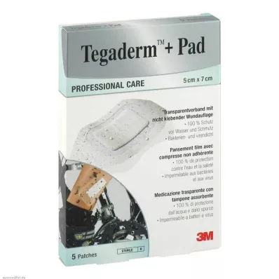 Tegaderm 3M Plus Pad 5x7cm cerotto 3582NP, 5 pz