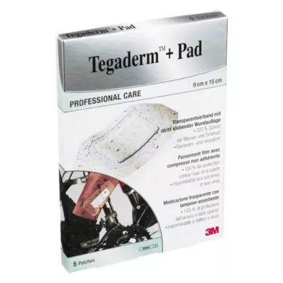 Tegaderm 3M Plus Pad 9x15cm cerotto 3589NP, 5 pz Tegaderm 3M Plus Pad 9x15cm cerotto 3589NP, 5 pz