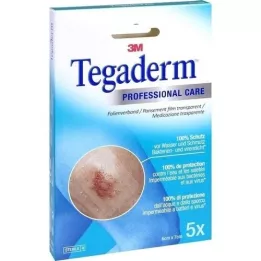 TEGADERM Pellicola 3M 6x7 cm 1624NP, 5 pz