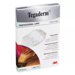 TEGADERM Pellicola 3M 6x7 cm 1624NP, 5 pz