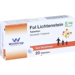 FOL Lichtenstein 5 mg compresse, 20 pz