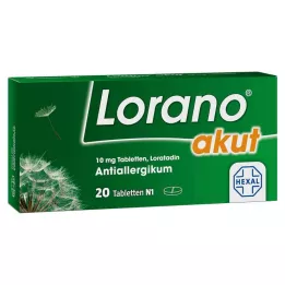 LORANO compresse acute, 20 pezzi
