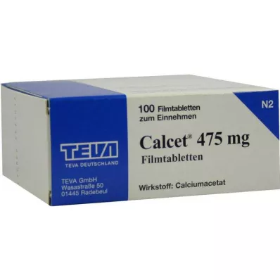CALCET 475 mg compresse rivestite con film, 100 pz