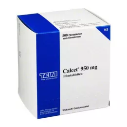Calcet 950 mg compresse rivestite con film, 200 pz