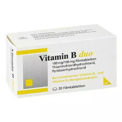 Vitamin B Duo compresse rivestite con film, 20 pz Vitamin B Duo compresse rivestite con film, 20 pz