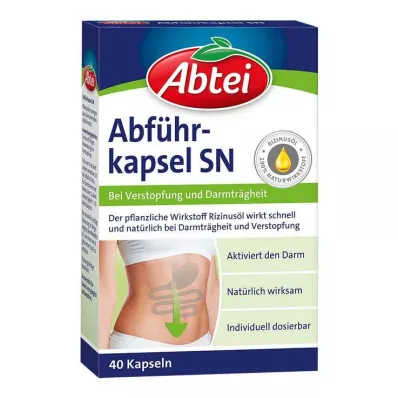 Capsule lassative Abtei SN capsule, 40 pz