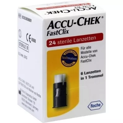 ACCU-CHEK Lancette FastClix, 24 pezzi