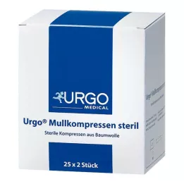 URGO MULLKOMPRESSEN 10x10 cm sterile, 25X2 pezzi