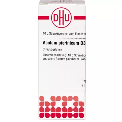 ACIDUM PICRINICUM D 30 globuli, 10 g