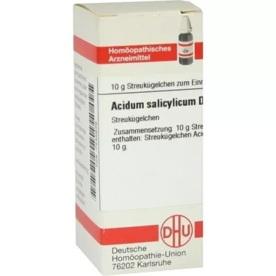 ACIDUM SALICYLICUM D 4 globuli, 10 g