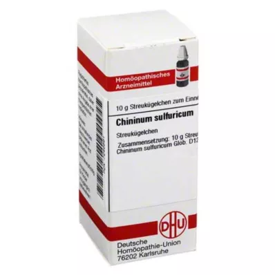 CHININUM SULFURICUM D 12 globuli, 10 g CHININUM SULFURICUM D 12 globuli, 10 g