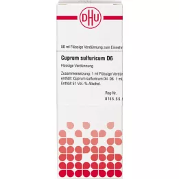 CUPRUM SULFURICUM D 6 Diluizione, 50 ml