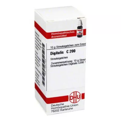 DIGITALIS C 200 globuli, 10 g