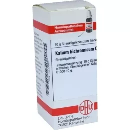 KALIUM BICHROMICUM C 1000 globuli, 10 g