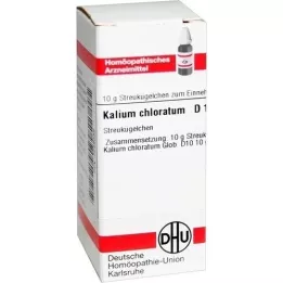 KALIUM CHLORATUM D 10 globuli, 10 g