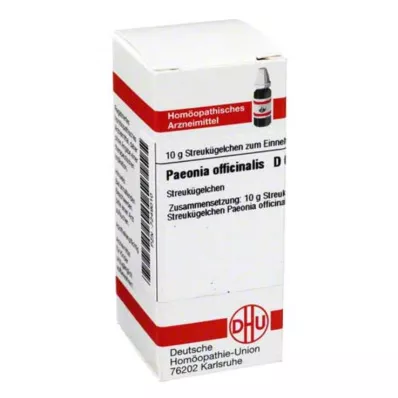 DHU Paeonia officinalis D 6 globuli, 10 g