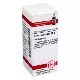 DHU Panax Ginseng D 6 globuli, 10 g
