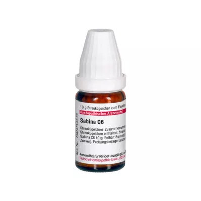 DHU Sabina C 6 globuli, 10 g DHU Sabina C 6 globuli, 10 g
