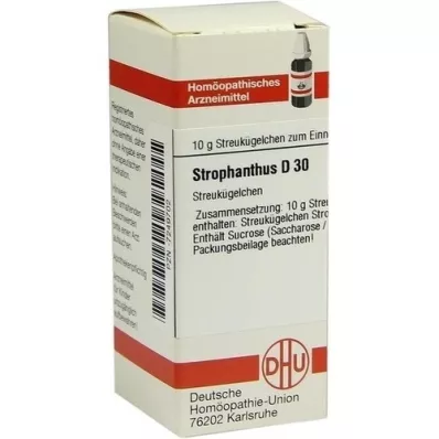 STROPHANTHUS D 30 globuli, 10 g