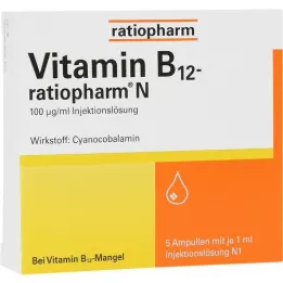 VITAMIN B12-RATIOPHARM N Fiale, 5X1 ml