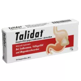 TALIDAT Pastiglie da masticare contro il bruciore di stomaco, 20 pezzi