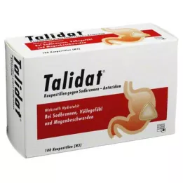 TALIDAT Pastiglie da masticare contro il bruciore di stomaco, 100 pezzi