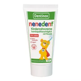 NENEDENT Dentifricio per bambini omeopatico compatibile con il fluoro, 50 ml