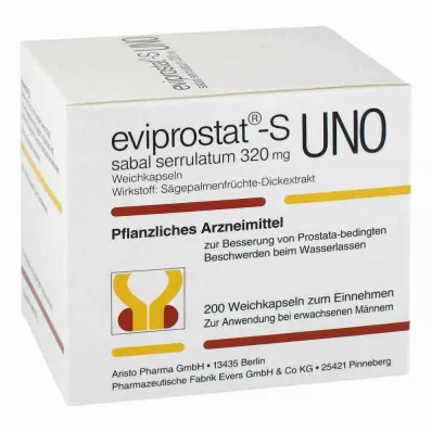 EVIPROSTAT-S sabal serrulatum 320 uno capsule, 200 pc