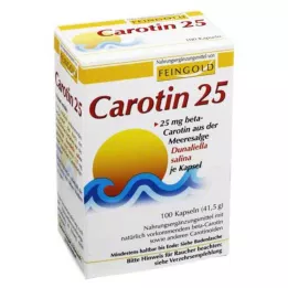 CAROTIN 25 capsule doro fino, 100 pezzi