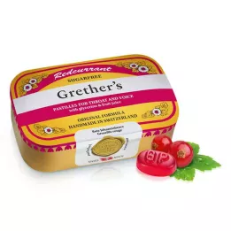 GRETHERS Ribes rosso+Vitamina C in pastiglie senza zucchero, 110 g