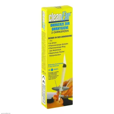 Candele per le orecchie Cleanear, 2 pz Candele per le orecchie Cleanear, 2 pz