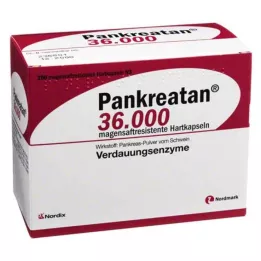 PANKREATAN 36.000 capsule rigide con rivestimento enterico, 200 pezzi