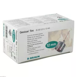 OMNICAN cannula fine Pen 0,33x12 mm, 100 pz