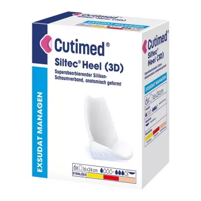 Compresse Cutimed Siltec Heel 3D 16x24 cm, 6 pz Compresse Cutimed Siltec Heel 3D 16x24 cm, 6 pz