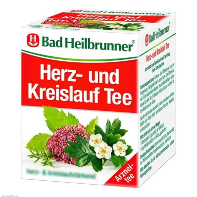 Bad Heilbrunner Tea Heart Circulation N Bustine filtro, 8X1,5 g
